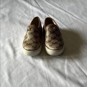 Michael Kors Tan Slip-On Sneakers